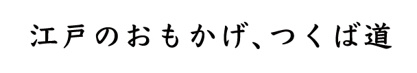 江戸のおもかげ、つくば道